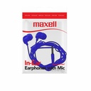 AURICULAR MAXELL IN-BAX AZUL