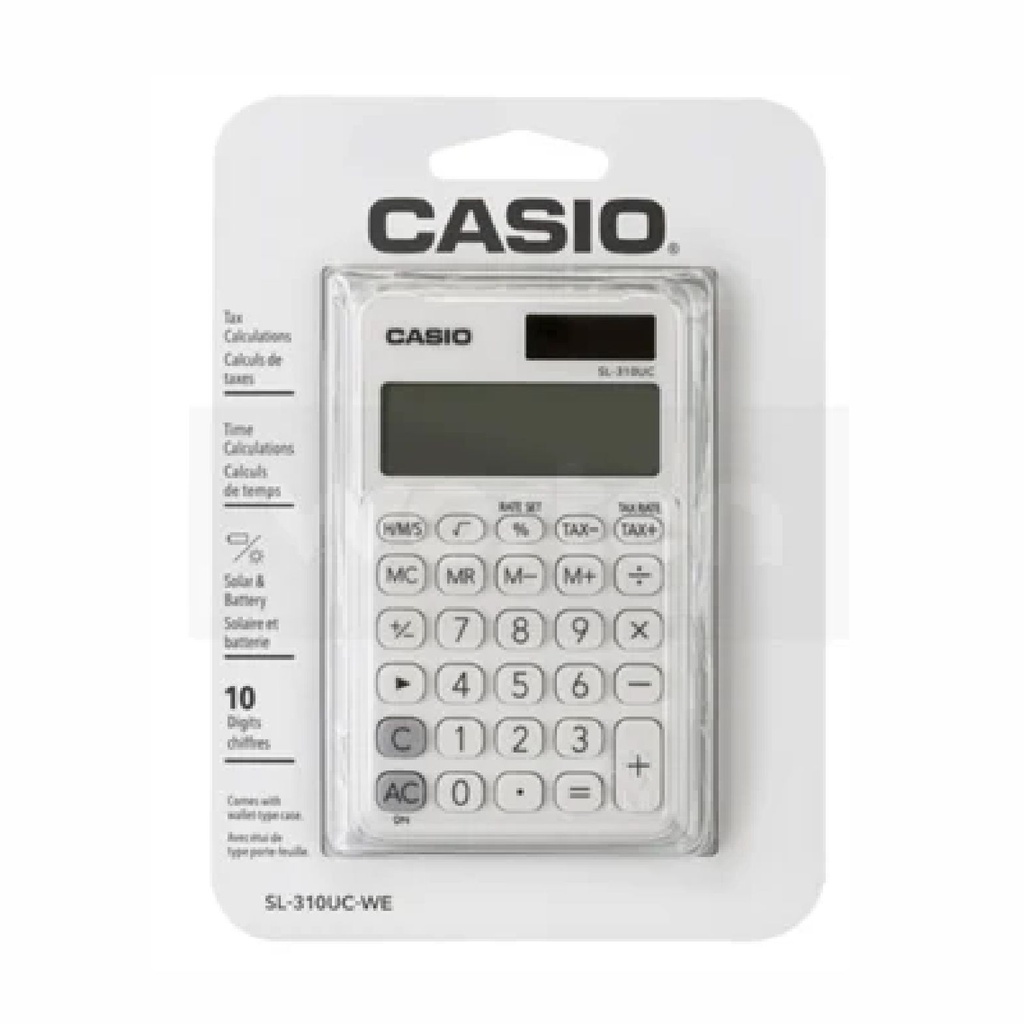 CALCULADORA CASIO SL-310UC BLANCO