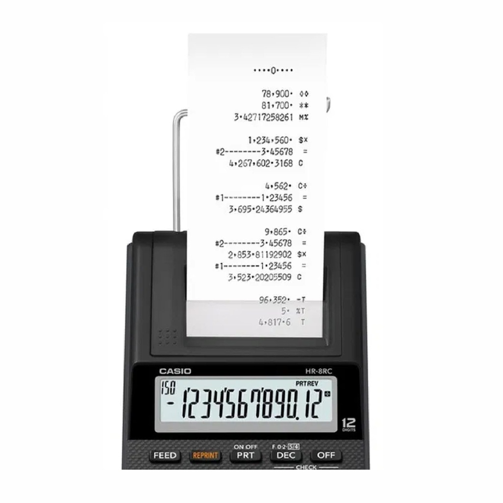 CALCULADORA CASIO HR-8RC NEGRO
