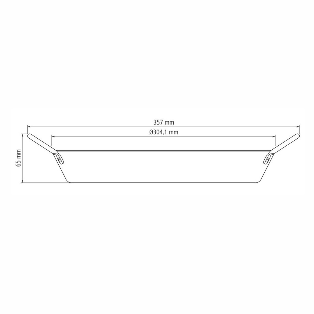 PAELLERA TRAMONTINA 20125/030 LORETO 30 CM