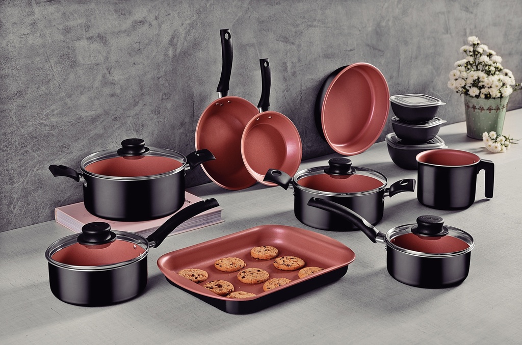 BATERIA DE COCINA TRAMONTINA 27899/496 12PZS