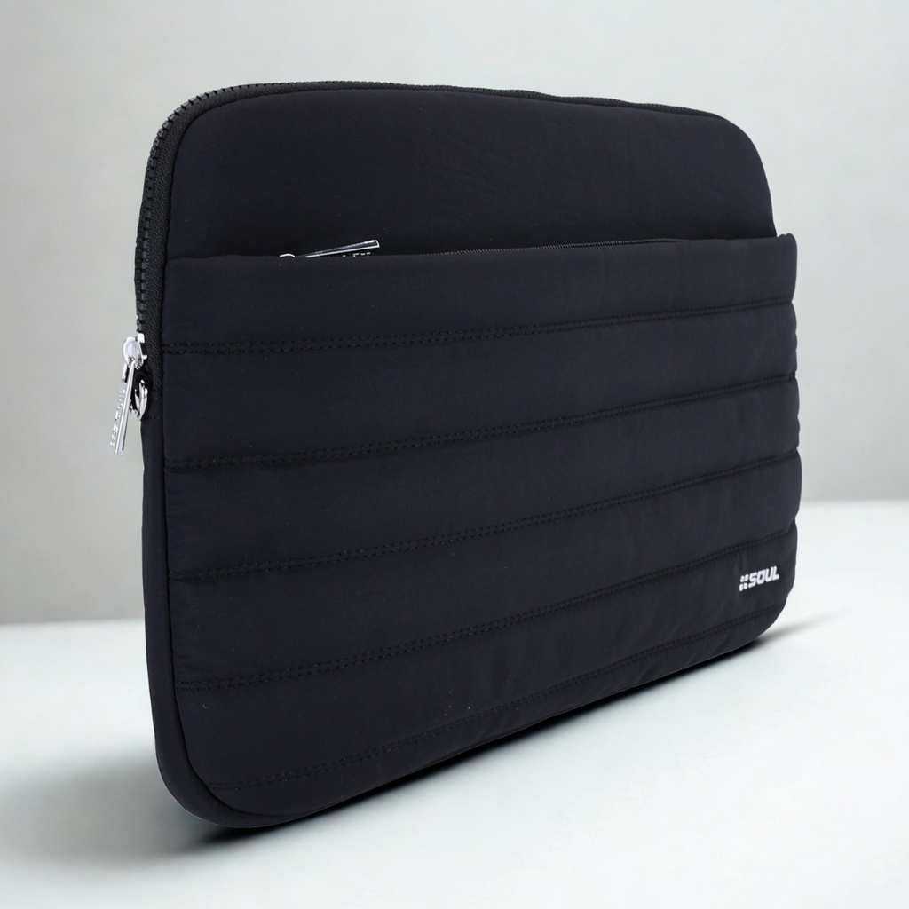 FUNDA SOUL 15" FNSI-PUF15NE NEGRO PUFFER