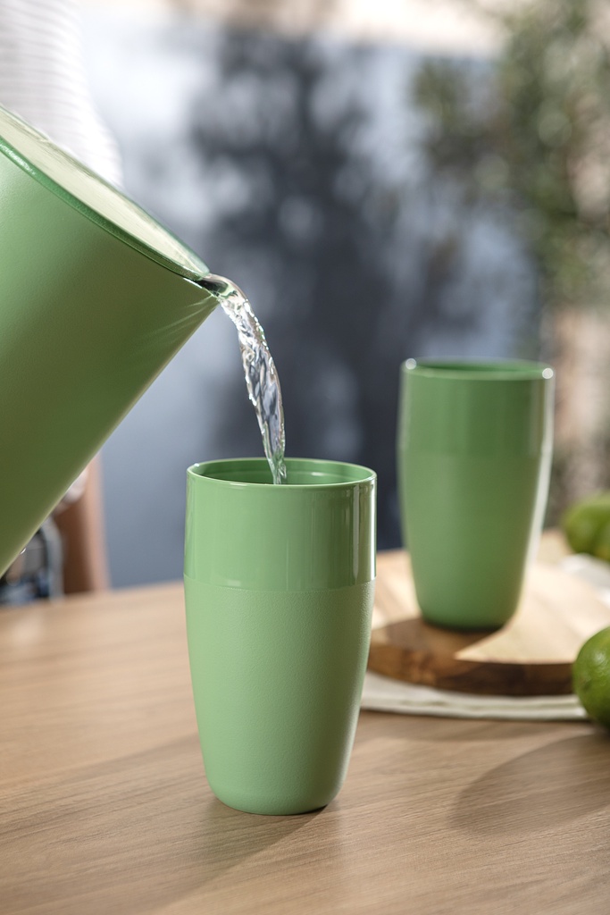 VASO TRAMONTINA 25440/021 MIX COLOR 450ML 12PZS VERDE