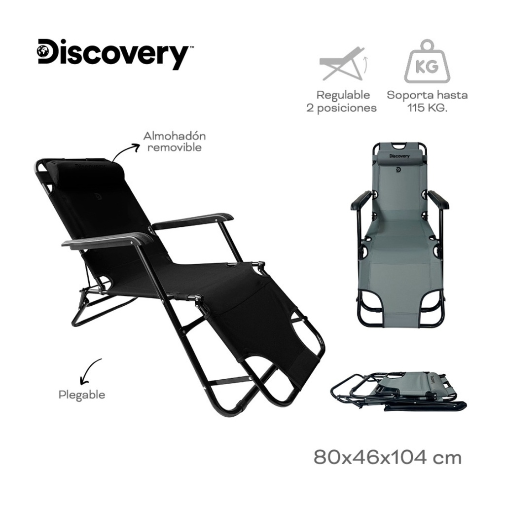 REPOSERA DISCOVERY 30468 GRIS