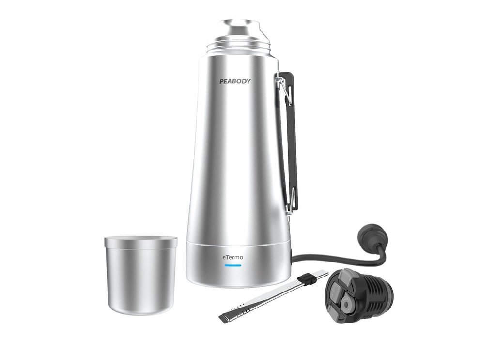 TERMO ELECTRICO PEABODY PE-ETA1000S 1L SILVER