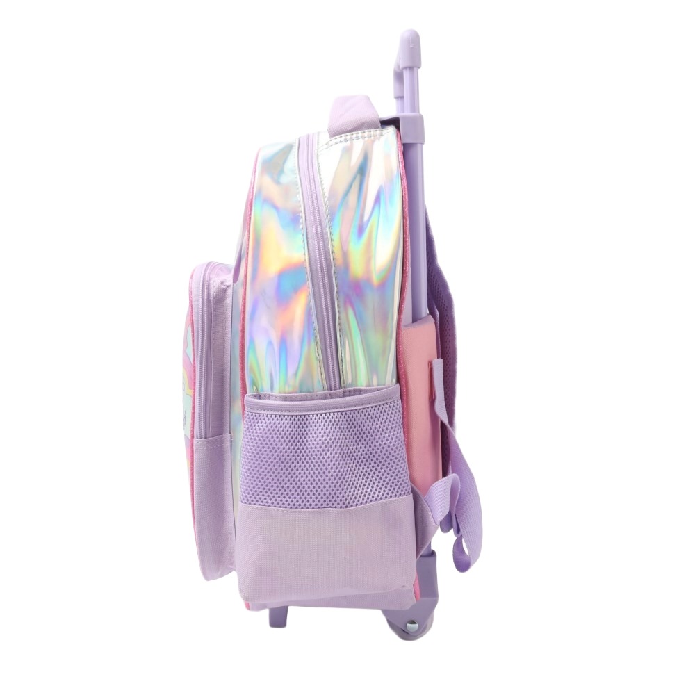 MOCHILA CARRO TRENDY 28770 15" LILA C/CARTUCHERA