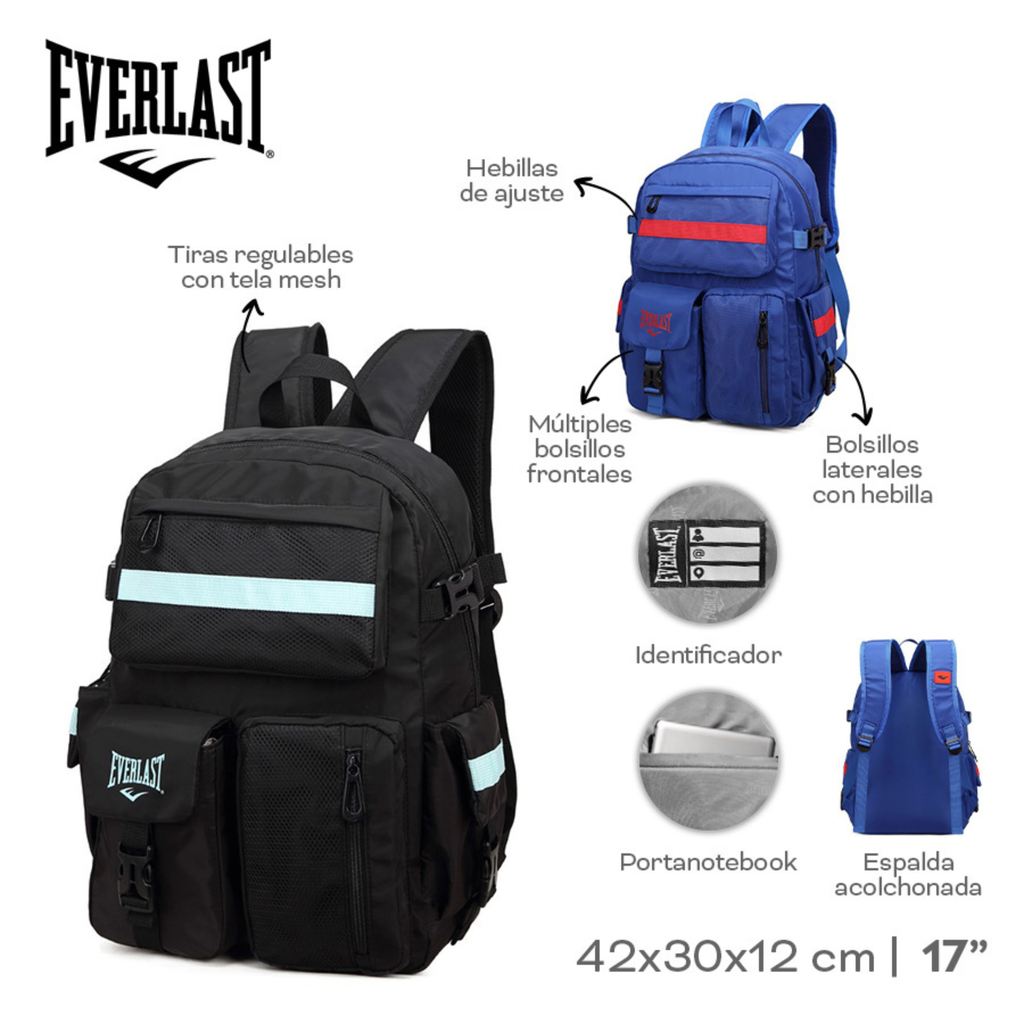 MOCHILA EVERLAST 22691 AZUL