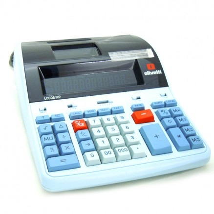 CALCULADORA OLIVETTI LOGOS 802 CON IMPRESOR
