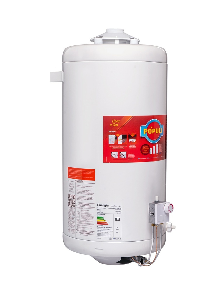 TERMOTANQUE POPULI 70 GE CS