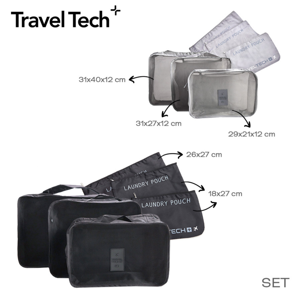 ORGANIZADOR DE VIAJE TRAVEL TECH 16029 NEGRO
