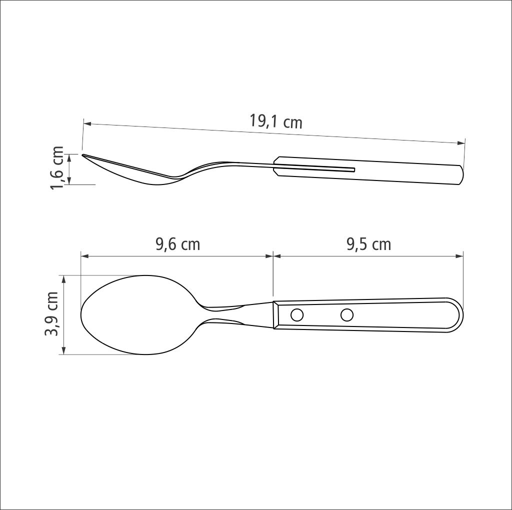 CUCHARA DE MESA TRAMONTINA 22303/300 DYNAMIC 3 PZS