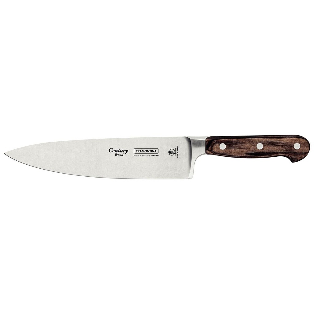 CUCHILLO CHEF TRAMONTINA 21541/198 CENTURY WOOD 8"