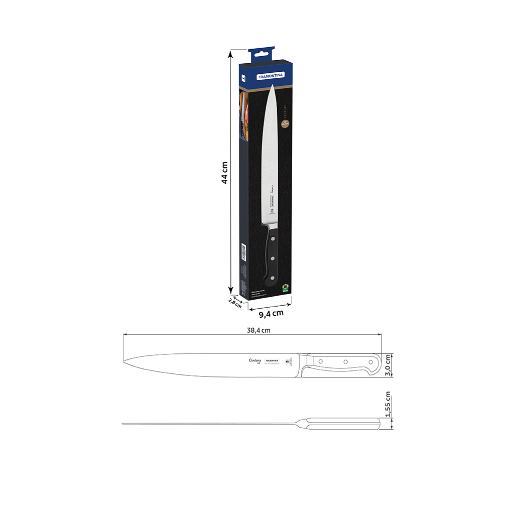 CUCHILLO TRAMONTINA 24010/110 CENTURY 10"