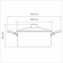 CACEROLA TRAMONTINA 20261/624 TURIM 24CM