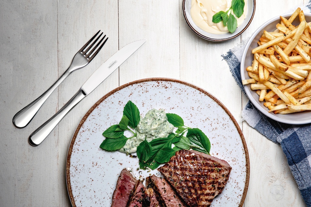 CUCHILLO P/ASADO TRAMONTINA 63928/980 CLASSIC 12 PZS