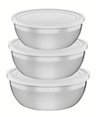 JUEGO DE CONTENEDORES TRAMONTINA 64220/210 FREEZINOX 3PZS REDONDOS