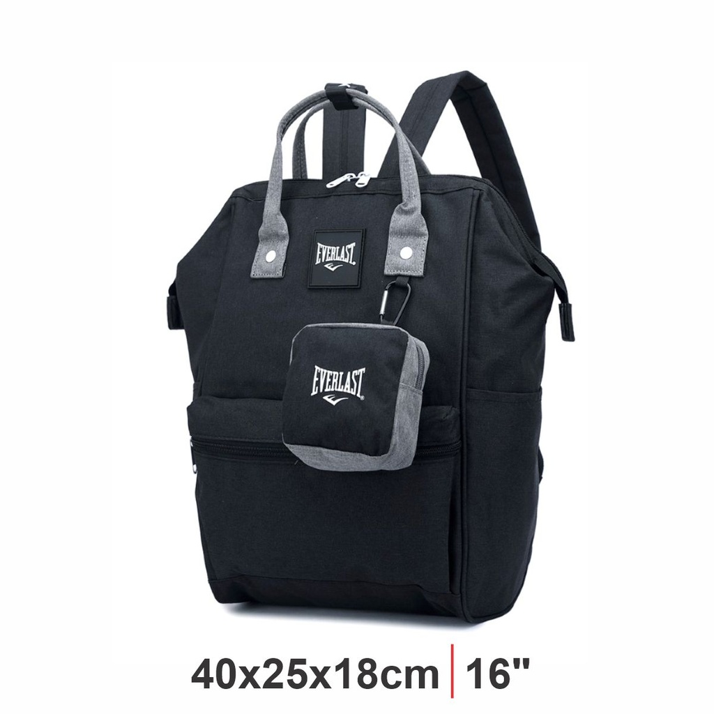 MOCHILA BOCA DE PEZ EVERLAST 22332 NEGRO/GRIS
