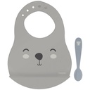 KIT BABERO + CUCHARA INFANTIL TRAMONTINA 23797/604 LE PETIT 2PZS