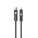 CABLE DE DATOS SOUL 4 EN 1 USB-4EN1NE PD 60w CON DISPLAY