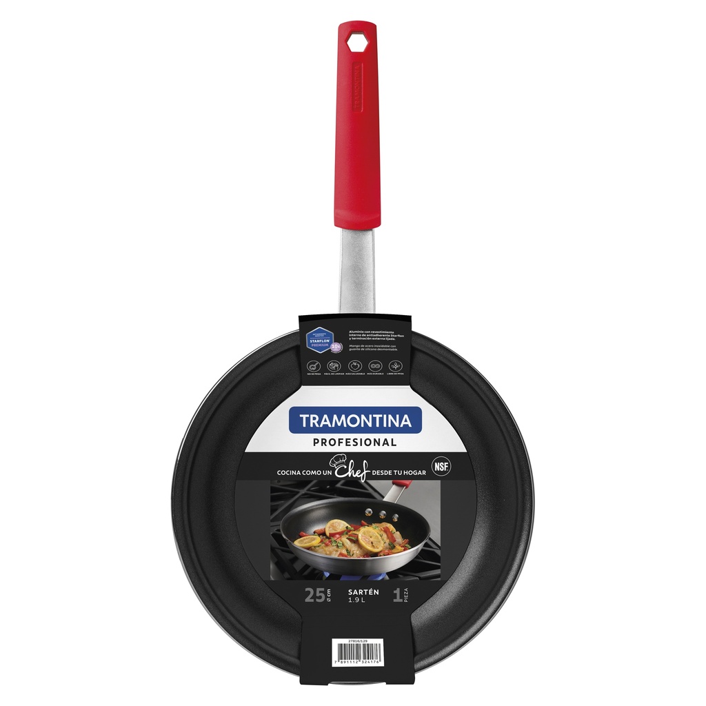 SARTEN TRAMONTINA 27816/129 PROFESSIONAL 25CM