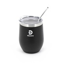 MATE DISCOVERY 18497 350ML NEGRO CON BOMBILLA