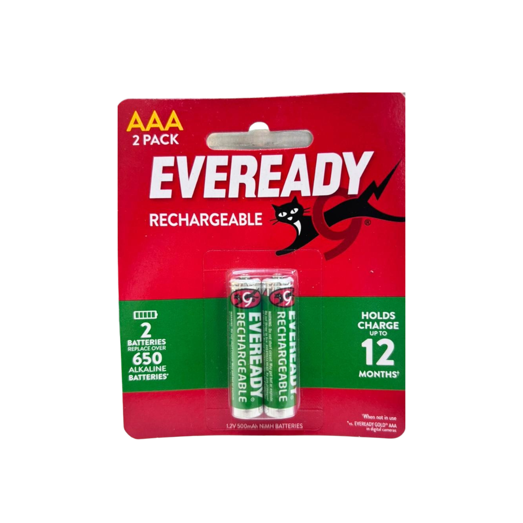 PILA EVEREADY AAA RECARGABLE RE12-BP2 500mAh