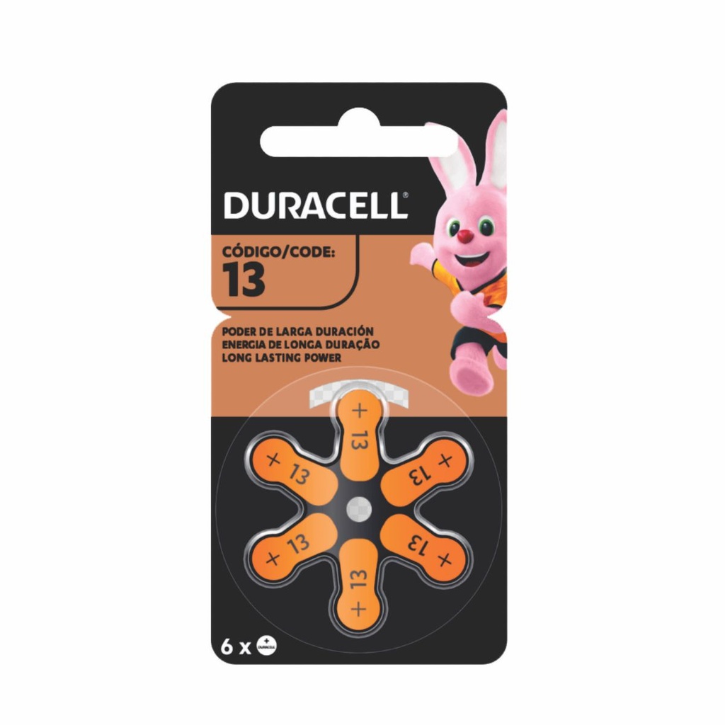 PILA DURACELL 13 AUDIFONO BP6