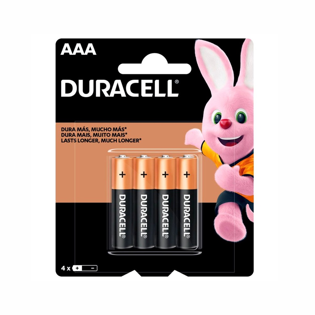 PILA DURACELL AAA ALCALINA BP4