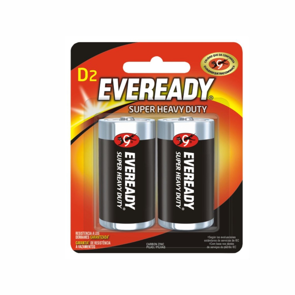 PILA EVEREADY D CARBON BP2