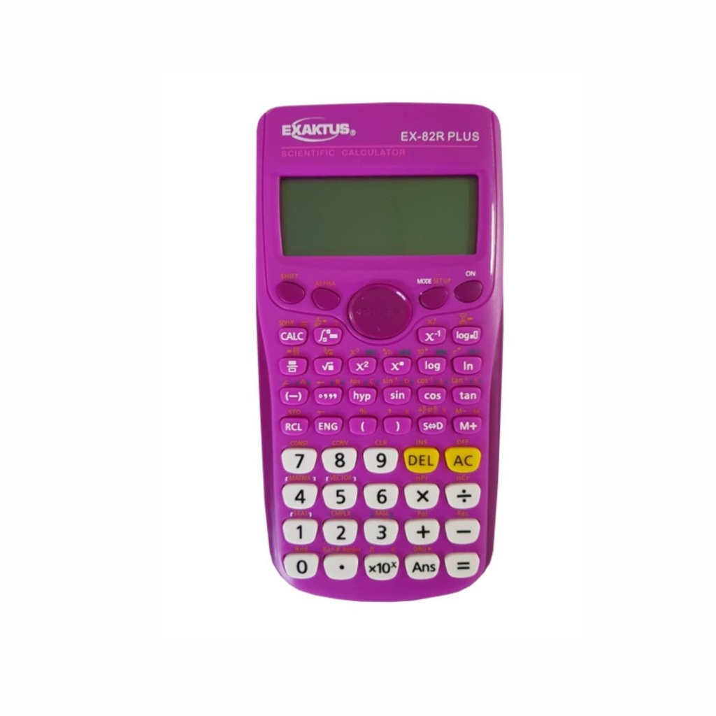 CALCULADORA EXAKTUS EX-82ES PLUS ROSA