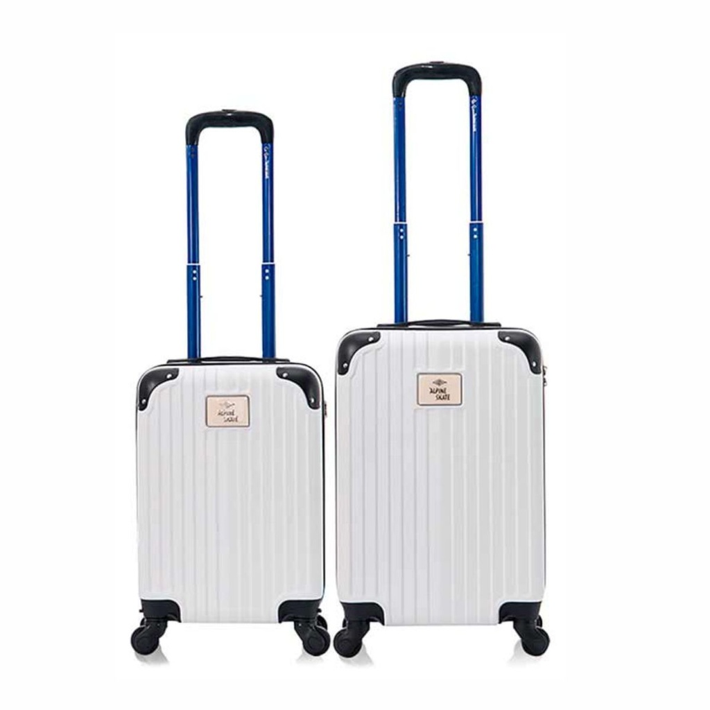 SET VALIJAS ALPINE SKATE 27568 2PZS 20"/19" BLANCO