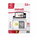 MICRO SD MAXELL MCSD-32CL10 C/ADAPTADOR