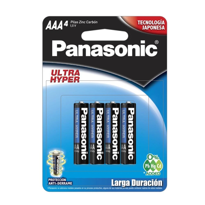 PILA PANASONIC AAA CARBON BP4