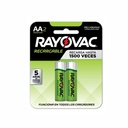 PILA RAYOVAC AA RECARGABLE BP2 1350mAh