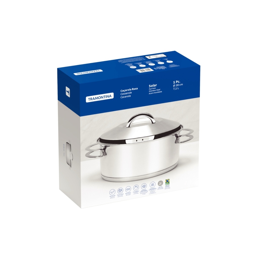 CACEROLA TRAMONTINA 62503/280 SOLAR 28CM