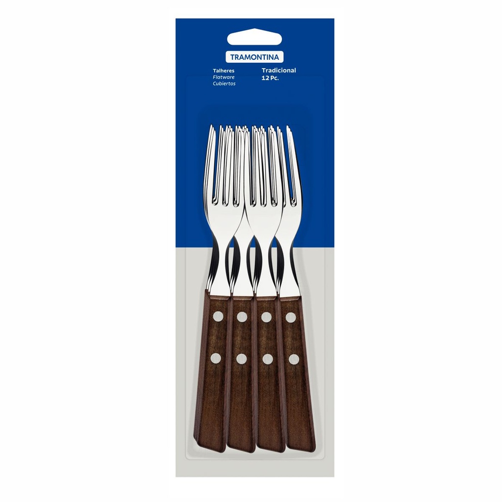 TENEDOR DE MESA TRAMONTINA 22202/900 TRADICIONAL 12PZS