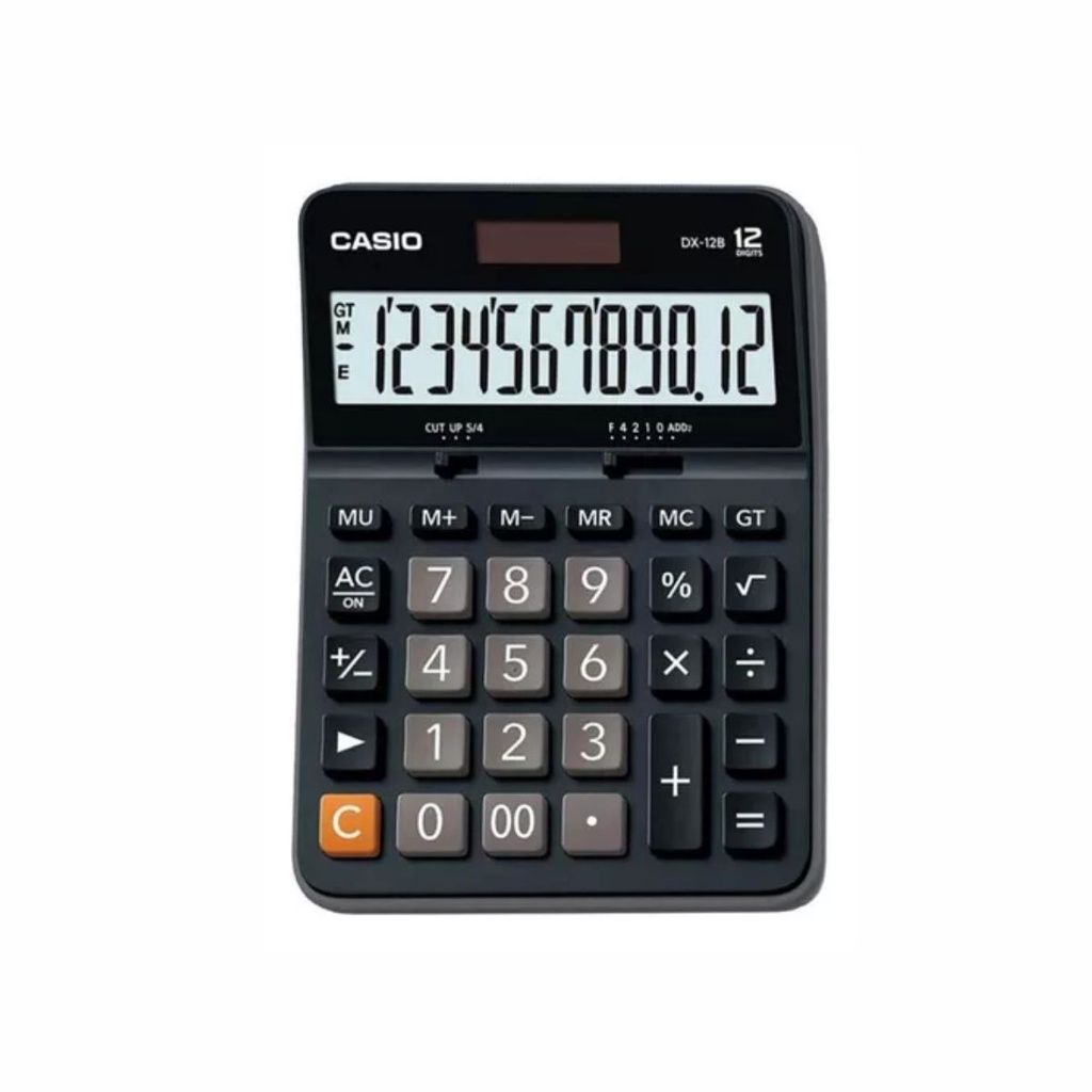 CALCULADORA CASIO DX-12B NEGRO