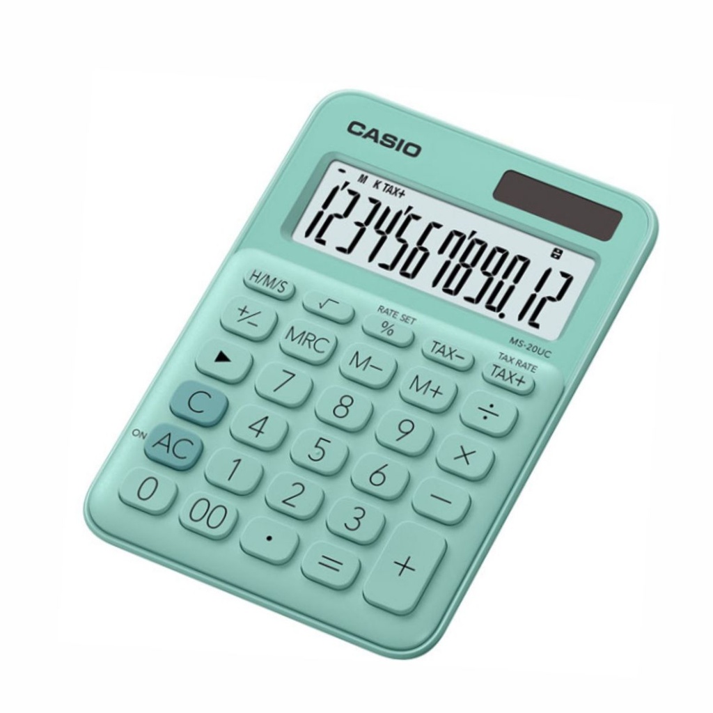 CALCULADORA CASIO MS-20UC VERDE