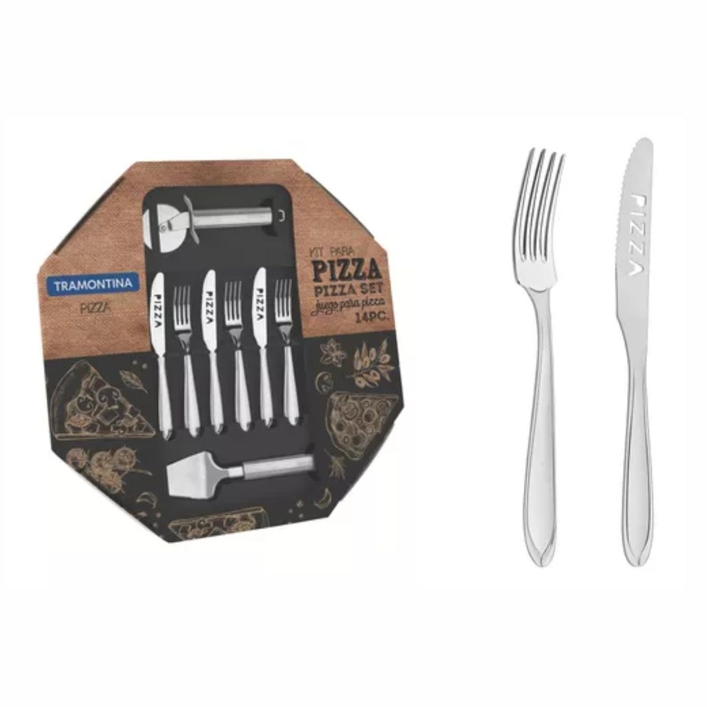 JUEGO P/PIZZA TRAMONTINA 66906/680 LAGUNA 14PZS
