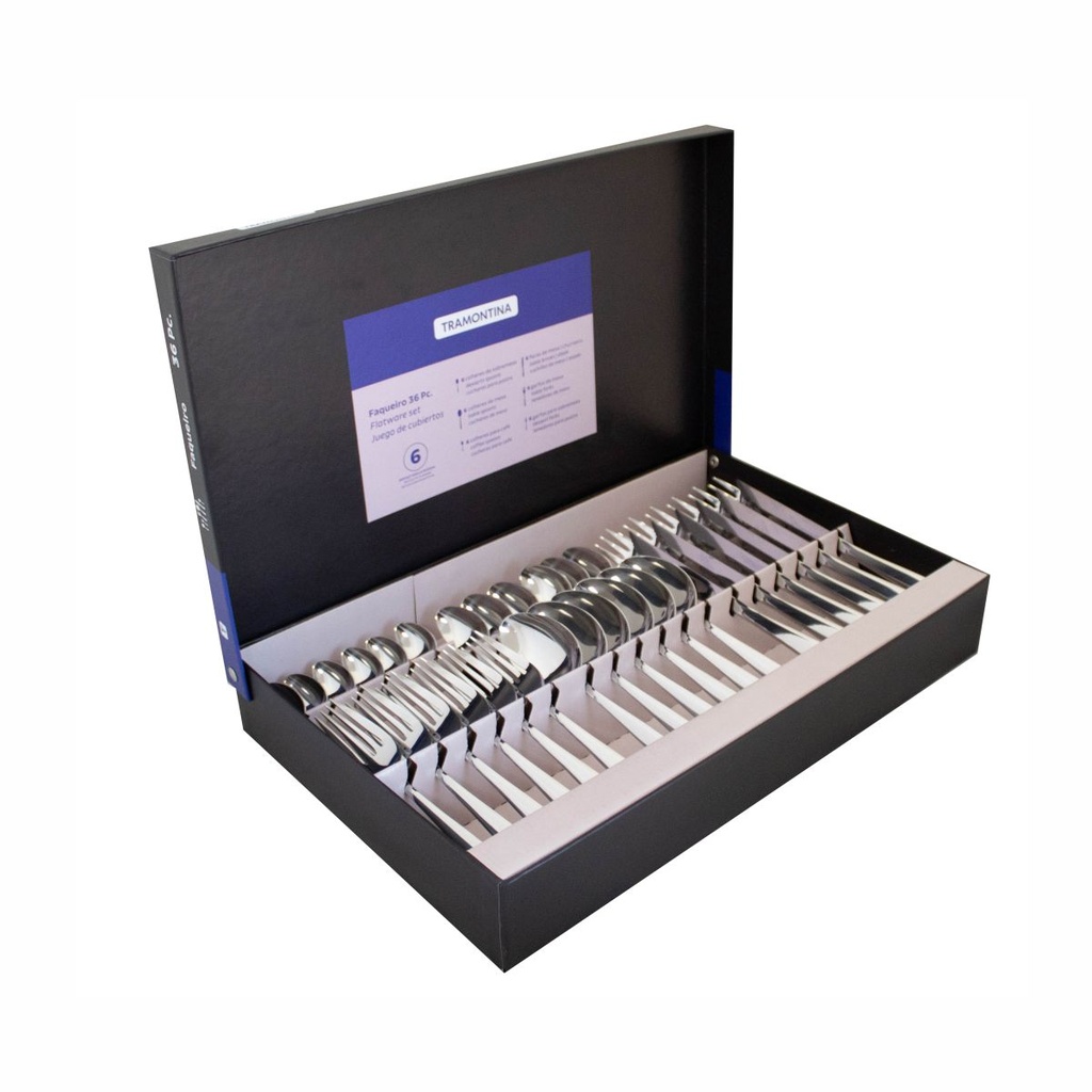 JUEGO DE CUBIERTOS TRAMONTINA 66960/134 AMAZONAS 36PZS