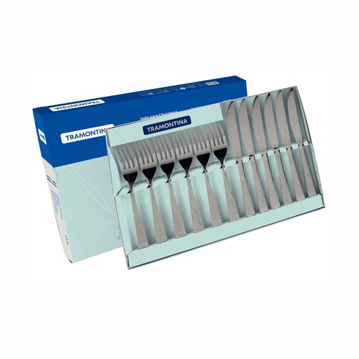 [086-40647] JUEGO P/ASADO TRAMONTINA 66940/647 ATHENAS 12PZS