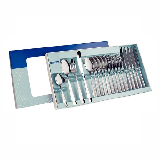 [086-40847] JUEGO DE CUBIERTOS TRAMONTINA 66940/847 ATHENAS 24 PZS