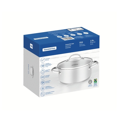 [086-28316] CACEROLA TRAMONTINA 62283/160 UNA 16CM