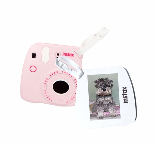 [148-72730] IDENTIFICADOR DE EQUIPAJE FUJI INSTAX MINI SILICONA ROSA