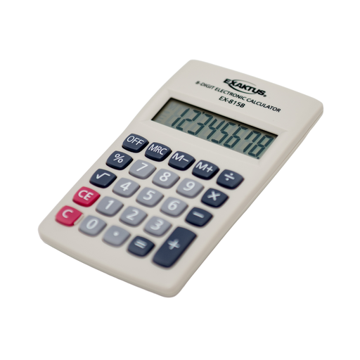 [108-00815] CALCULADORA EXAKTUS EX-815B BLANCO