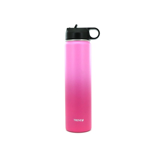 [199-25147] BOTELLA TERMICA TRENDY 12514D 500ML ROSA Y FUCSIA CON PICO