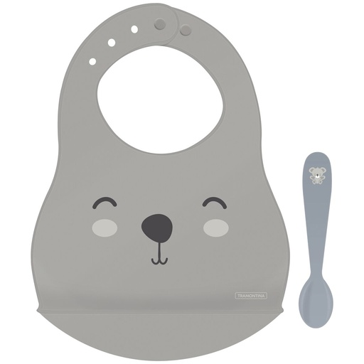 [086-99542] KIT BABERO + CUCHARA INFANTIL TRAMONTINA 23797/604 LE PETIT 2PZS