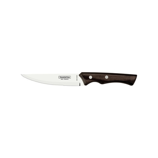 [086-97798] CUCHILLO P/ASADO TRAMONTINA 29810/014 POLYWOOD 5" 12PZS