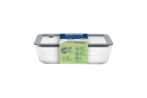[086-97790] CONTENEDOR DE VIDRIO TRAMONTINA 61227/550 VITTRA RECTANGULAR 1,4 L
