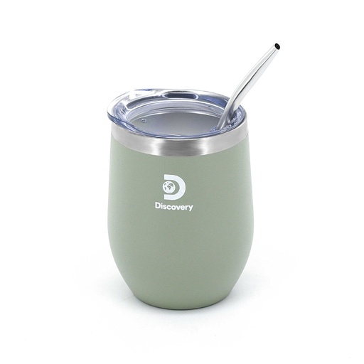 [211-84974] MATE DISCOVERY 18497 350ML VERDE CON BOMBILLA